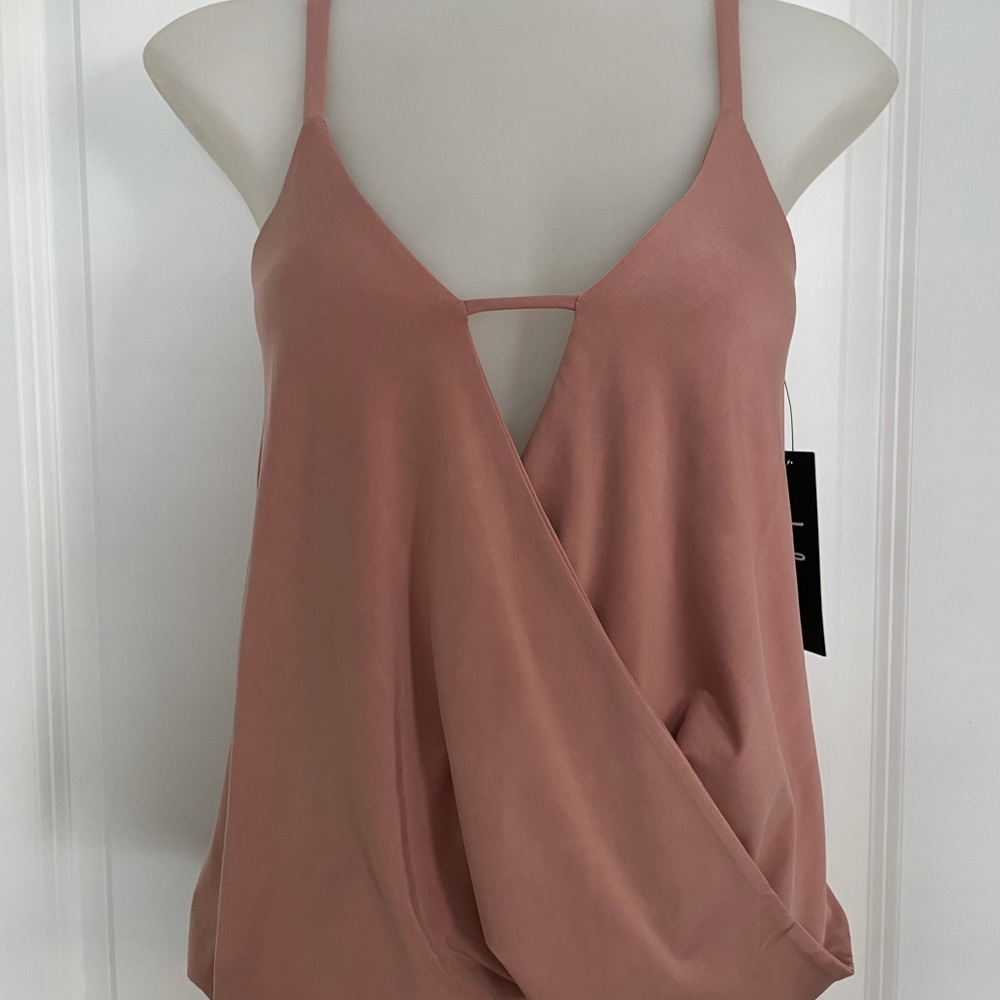 Lulus Rose Pink Dressy Tank XS NWT